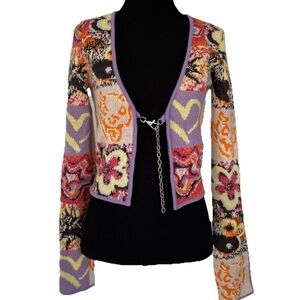 The Ragged Priest Cute Goth Statement Sweater Cardigan